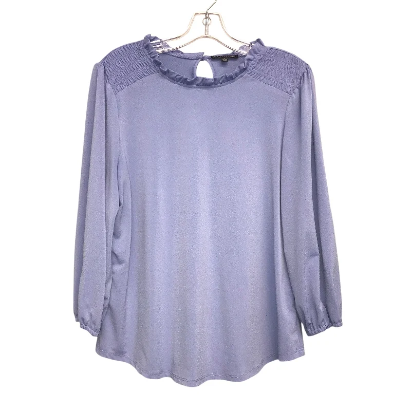 Top Ls By Adrianna Papell In Purple, Size:L Street