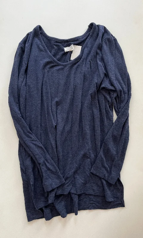 Top Long Sleeve By Lou And Grey In Blue, Size: Xl Refined Men's European