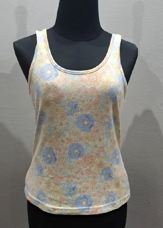 Floral Vest (Small) Elegant Men's Cashmere