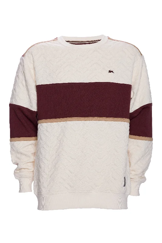 Kenneth | Quilted Knit Crewneck Dynamic Men's Moto