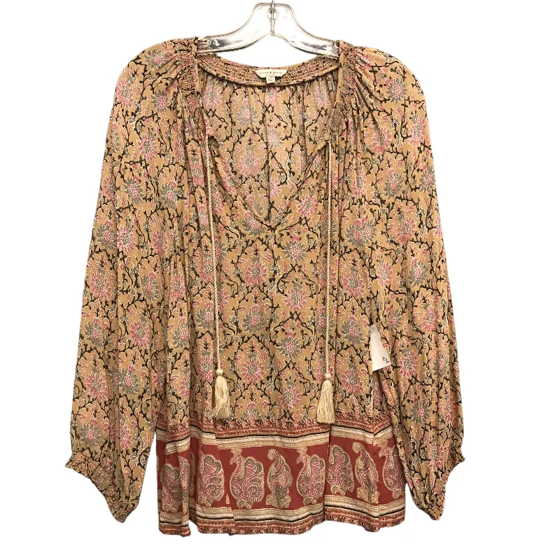 Top Ls By Lucky Brand In Floral Print, Size:L Gym