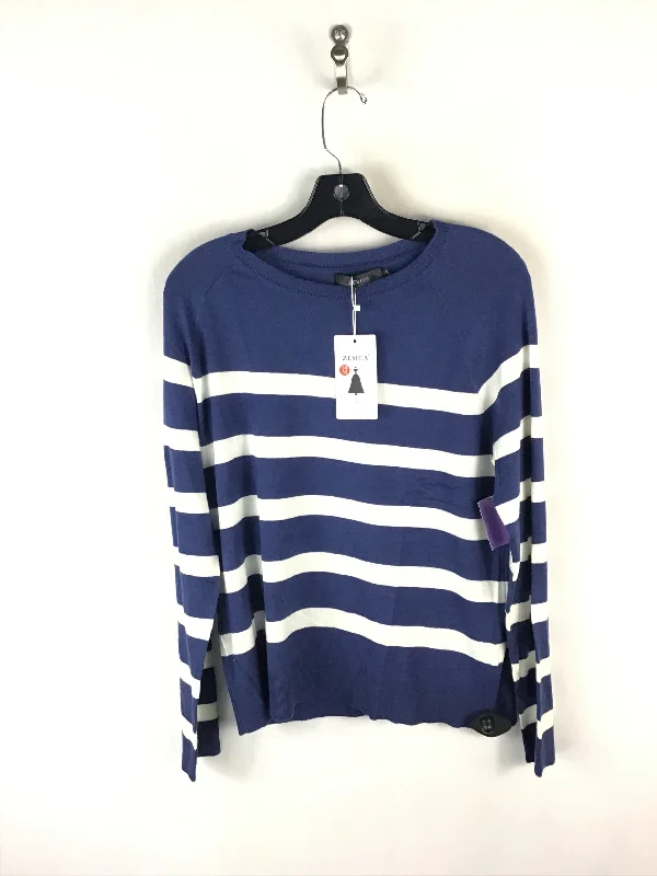 Top Long Sleeve By Clothes Mentor In Striped Pattern, Size: M Stylish Men's Tropical 