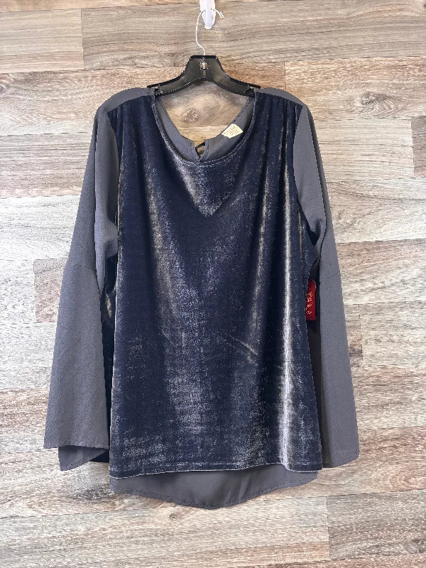 Top Long Sleeve By Faded Glory In Grey, Size: Xl Cozy Men's Winter