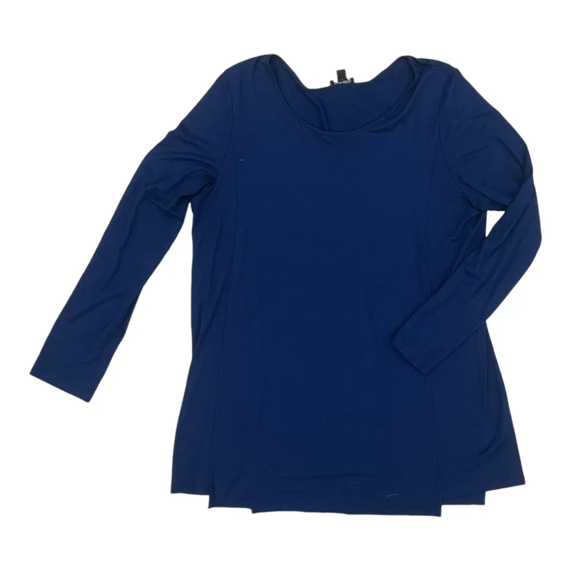 Top Ls Basic By J. Jill In Blue, Size:M Luxurious Men's High