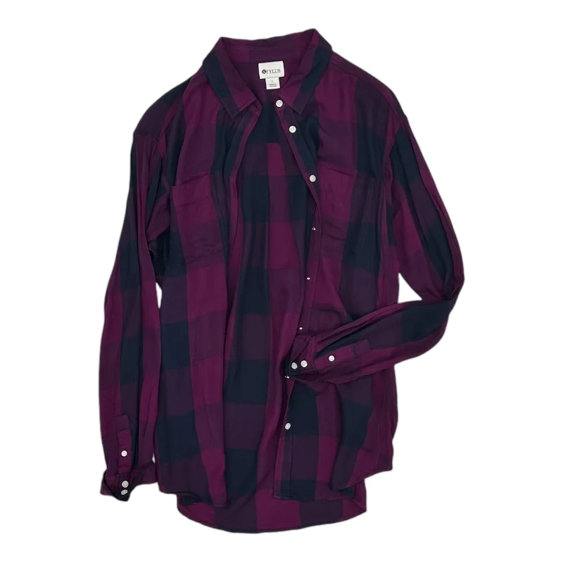 Top Ls By Stylus In Purple, Size:L Bohemian Men's Free