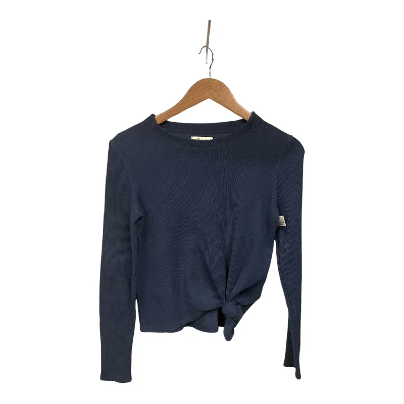 Top Long Sleeve By Madewell In Navy, Size: Xs Dynamic Men's High