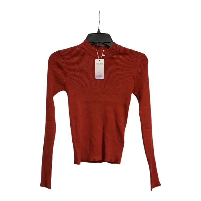 Top Long Sleeve By Lascana In Red, Size: S Practical Men's Multi