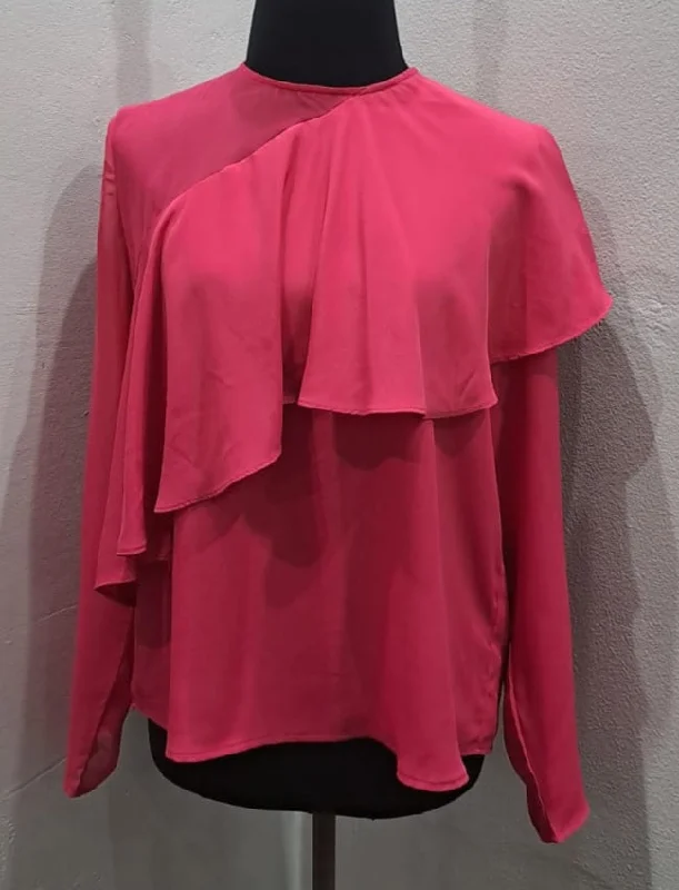 Frill Top (XL) Monochromatic Office Style