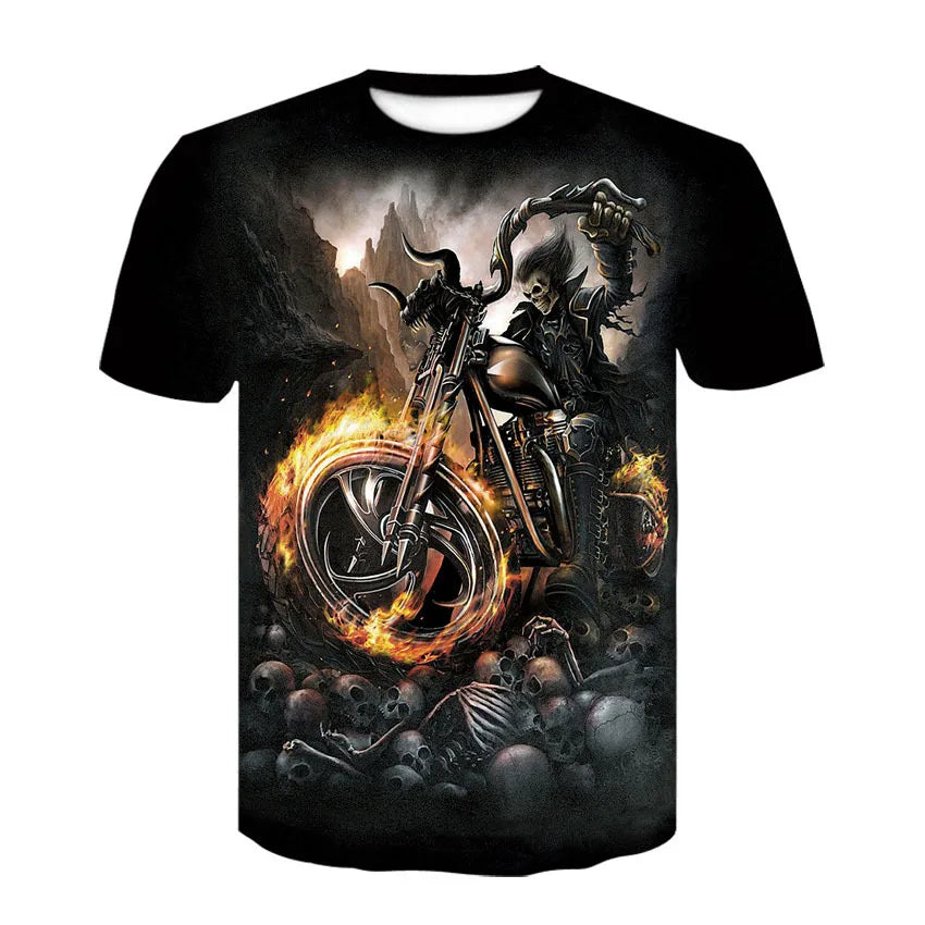 Skull Shirt - Hell Rider Classic Men's Pin