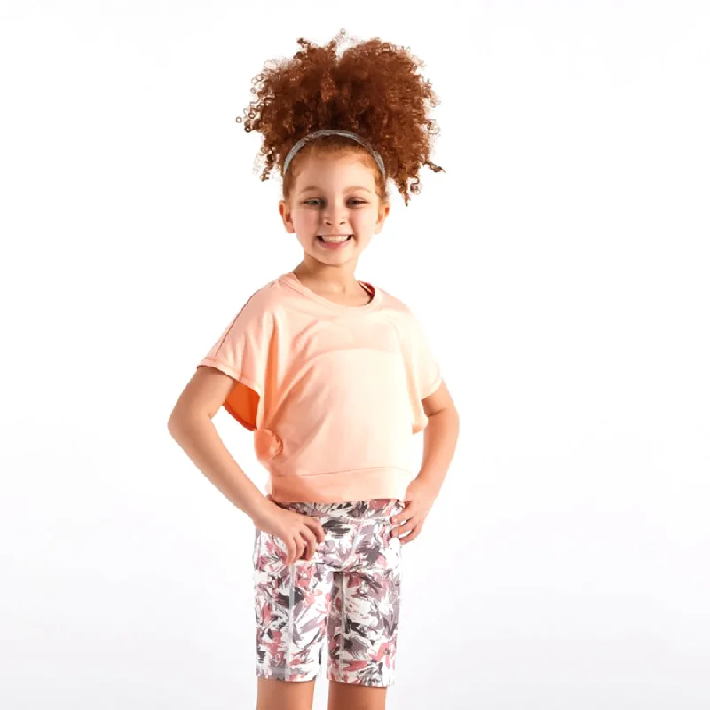 Kids Girl Sleeveless Sort Top,Coral Unique Men's Patch