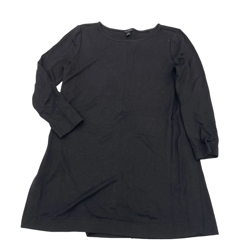 Top 3/4 Sleeve By Ann Taylor In Black, Size:S Gym