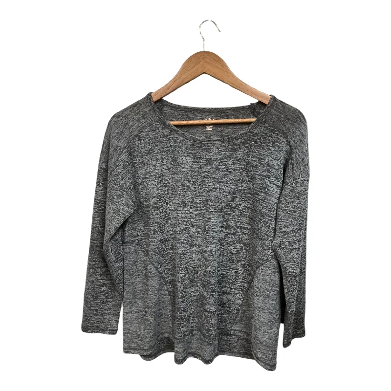 Top Long Sleeve By Style And Co Collection Women In Black, Size: M Tough Men's Military